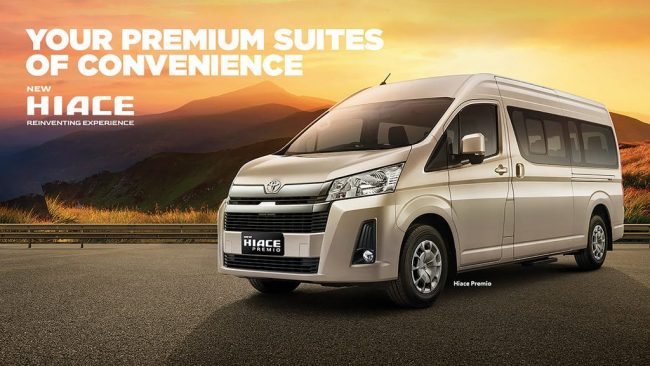 hiace premio dunia traveling